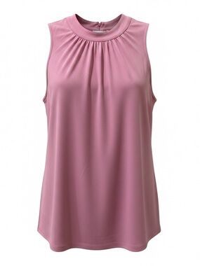 Torrid Size 1 Dusty Rose Mock Neck Sleeveless Top